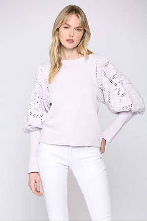 PULLOVER SWEATER/HAND KNITTED  ...